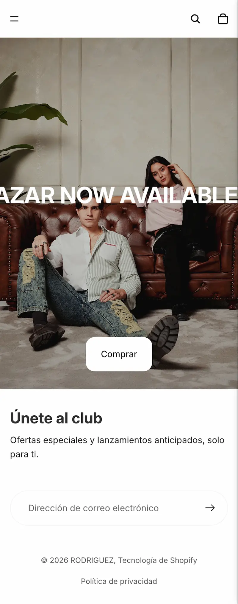 Mobile experience before